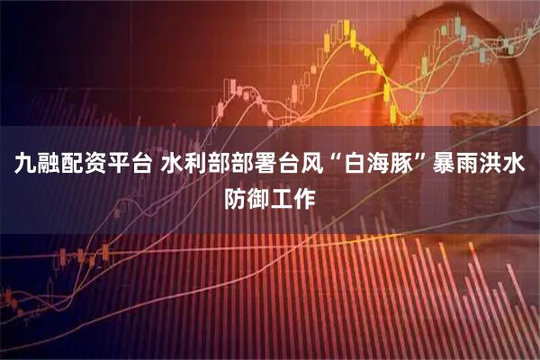 九融配资平台 水利部部署台风“白海豚”暴雨洪水防御工作