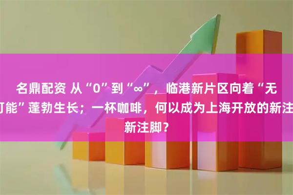 名鼎配资 从“0”到“∞”，临港新片区向着“无限可能”蓬勃生长；一杯咖啡，何以成为上海开放的新注脚？